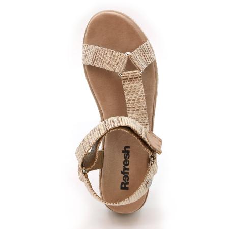 Женские сандалии REFRESH SANDALS TEXTILE LADIES SANDALS 170813, коричневые