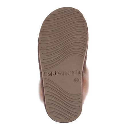 Детские тапочки EMU Australia Doe Slipper K12736, коричневые
