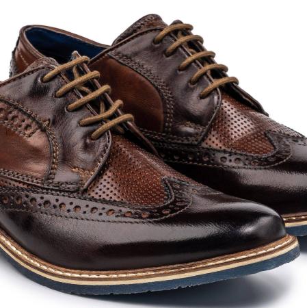 Мужские дерби брогированные Bugatti Adamo 31125904-3535, коричневые
