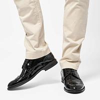  33307078-1000 - Мужские дерби брогированные Bugatti, черные