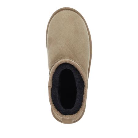 Женские ботинки из овчины (угги) EMU Australia Stinger Micro W10937 (жен. полусапоги из овчины (у W10937, коричневые