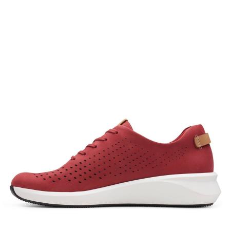 Женские кроссовки Clarks Un Rio Tie 26148718, красные