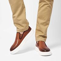 33307313-1000 - Мужские слипоны Bugatti, коньячные 33307313-1000 - Мужские слипоны Bugatti, коньячные