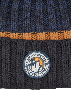 Мужская шапка Camel Active Knitted Beanie 406530-8M53, синяя