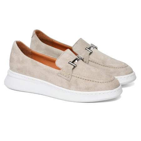 Женские лоферы Bugatti 44403075-1400, бежевые