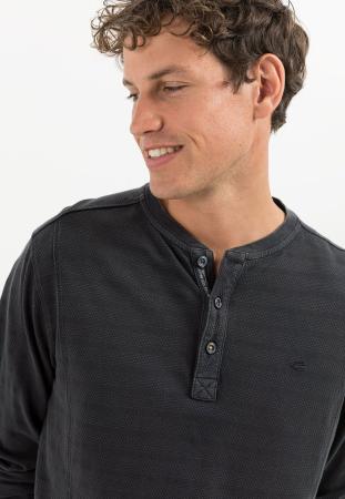 Мужской джемпер Camel Active Henley 1/1 Arm 409675-8T11, серый