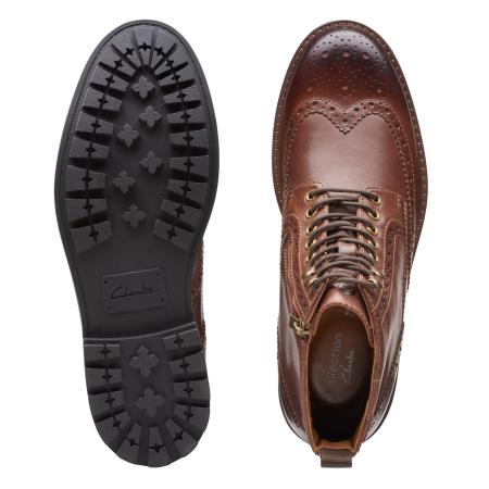 Мужские высокие ботинки Clarks Bowzer Hi 26162802, коричневые Мужские высокие ботинки Clarks Bowzer Hi 26162802, коричневые