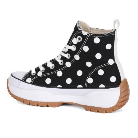 Женские высокие кеды British Knights KAYA MID FLY B49-3714-01, черные