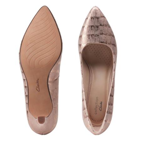 Женские туфли-лодочки Clarks Illeana Tulip 26157513, розовые