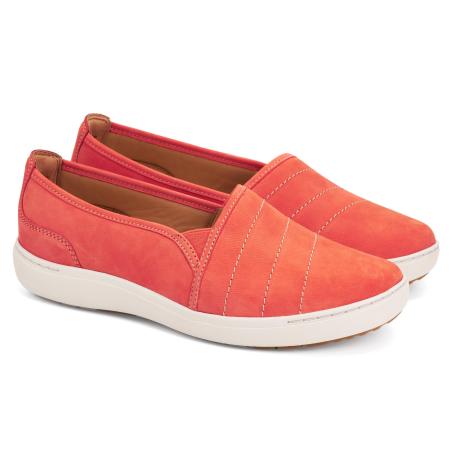 Женские слипоны Clarks Nalle Violet 26171029, оранжевые