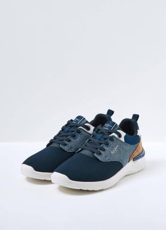 Мужские кроссовки Pepe Jeans London JAY PRO CHAMBRAY s_PMS30796, синие