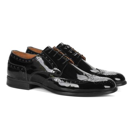 Мужские дерби брогированные Bugatti 33307078-1000, черные Мужские дерби брогированные Bugatti 33307078-1000, черные
