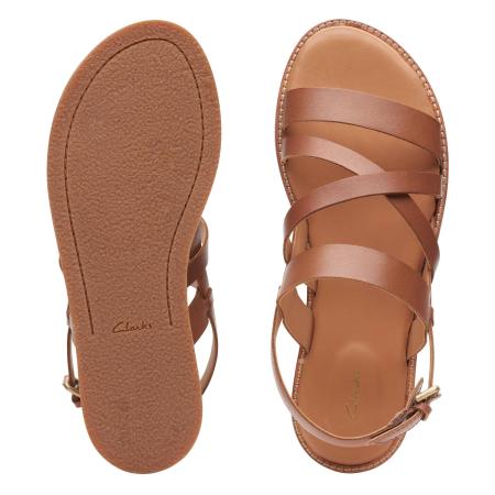 Женские сандалии Clarks Karsea Sun 26166018, коричневые