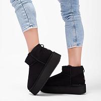 Stingers Stinger Micro Flatform W13082 - Женские угги EMU Australia, черный Stingers Stinger Micro Flatform W13082 - Женские угги EMU Australia, черный
