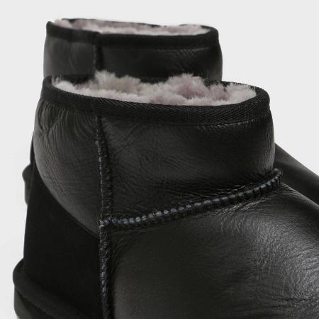 Мужские ботинки из овчины (угги) EMU Australia Townsend Micro M12282, черные