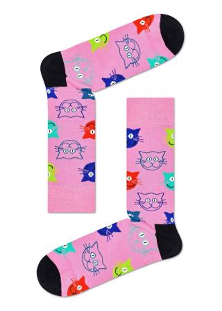 3-Pack Mixed Cat Socks Gift Set XMJA08
