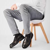  33307440-1000 - Мужские лоферы Bugatti, черные