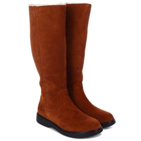 Женские сапоги Clarks Un Elda Hi 26145486, коньячные Женские сапоги Clarks Un Elda Hi 26145486, коньячные