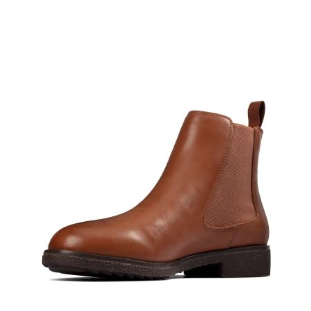 Женские челси Clarks Griffin Plaza 26151143, коричневые