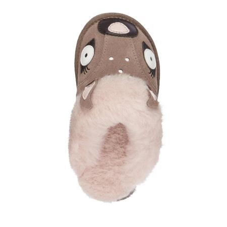 Детские тапочки EMU Australia Doe Slipper K12736, коричневые