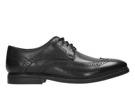 Мужские дерби брогированные Clarks Banbury Limit 26132242, черные Мужские дерби брогированные Clarks Banbury Limit 26132242, черные