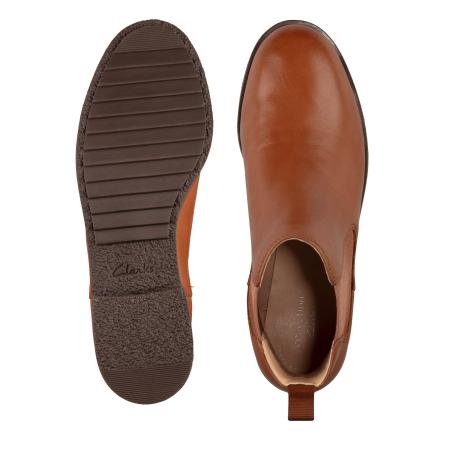 Женские челси Clarks Griffin Plaza 26151143, коричневые