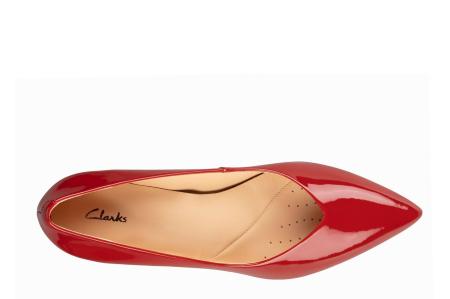 Женские туфли-лодочки Clarks Laina55 Court2 26154641, красные