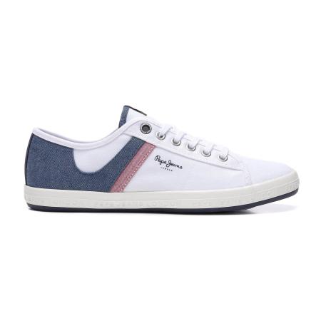 Мужские кеды Pepe Jeans London ABERMAN HALF PMS30627, белые