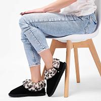 Slipper Baia Bow W13210 - Женские полусапоги из овчины (угги) EMU Australia, черные Slipper Baia Bow W13210 - Женские полусапоги из овчины (угги) EMU Australia, черные