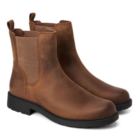 Женские челси Clarks Orinoco2 Top 26152326, коричневые