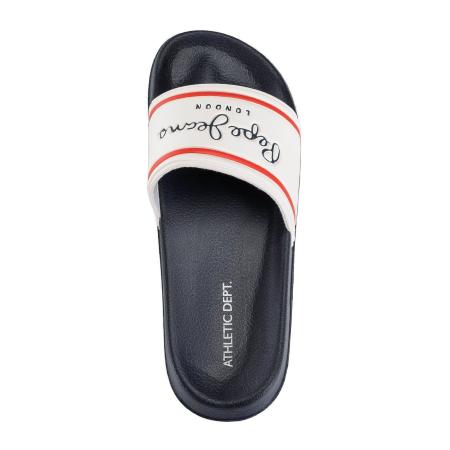 Мужские сланцы Pepe Jeans London SLIDER CLASSIC PMS70070, белые