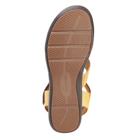Женские сандалии Clarks Kitly Way 26170993, желтые