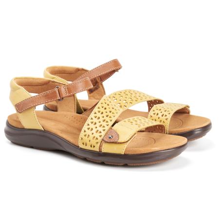 Женские сандалии Clarks Kitly Way 26170993, желтые