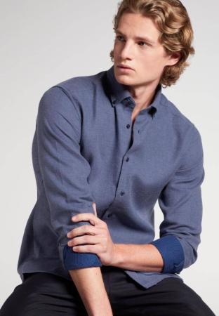 Мужская рубашка ETERNA 2389-17-MS74, синяя