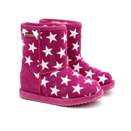 Детские сапоги EMU Australia Starry Night Brumby K12166, фуксия