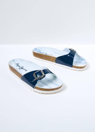 Женские сланцы Pepe Jeans London OBAN TIE DYE s_PLS90558, синие