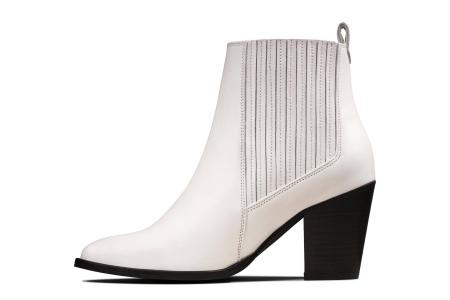 Женские ботильоны Clarks West Lo 26150734, белые