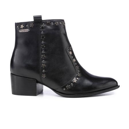 Женские полусапоги Pepe Jeans London WATERLOO STARS PLS50312, черные