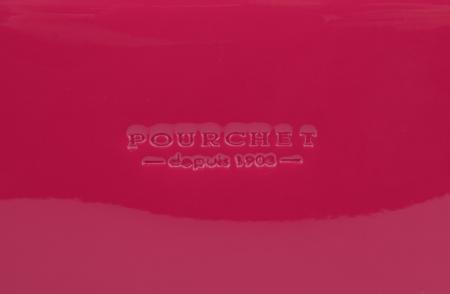 Женская сумка кросс-боди Maison Pourchet Cassetta Vernis 86001, фуксия