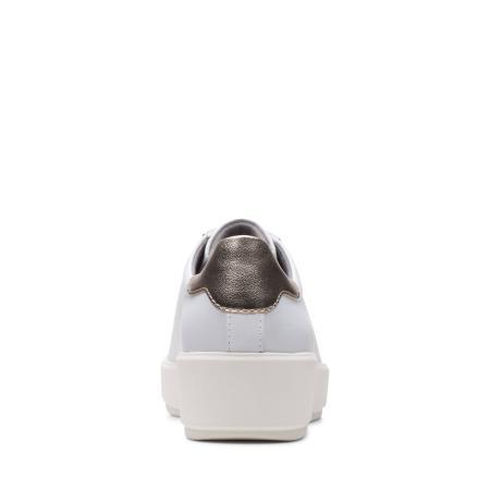 Женские кеды Clarks Layton Pace 26158891, белые Женские кеды Clarks Layton Pace 26158891, белые