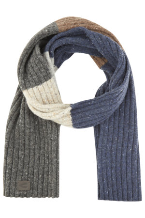 Мужской шарф Camel Active Knitt Scarf 407490-2V49, синий