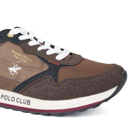 Мужские кроссовки Beverly Hills Polo Club KING POWER MIX BHM523105, коричневые