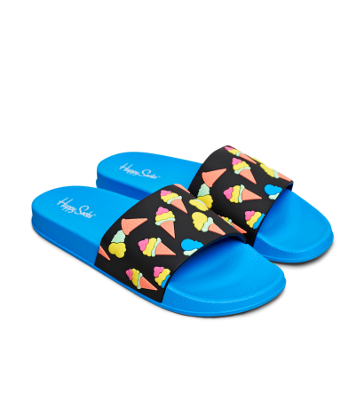 Сланцы Happy socks shoes Pool Slider Ice Cream ICE114, Сланцы Happy socks shoes Pool Slider Ice Cream ICE114,