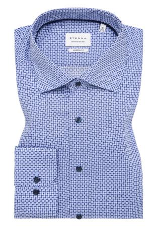Мужская рубашка ETERNA РУБАШКА 4222-12-X18K, голубая