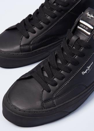 Мужские высокие кеды Pepe Jeans London YOGI ORIGINAL BOOT PMS30789, черные