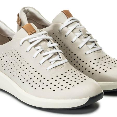 Женские кроссовки Clarks Un Rio Tie 26148256, белые
