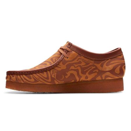 Мужские полуботинки Clarks WallabeeWW Lo 26147073, коричневые