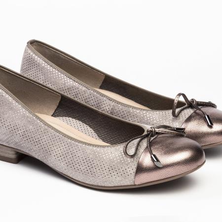 Женские балетки ARA Bari 12-33760-45, серые