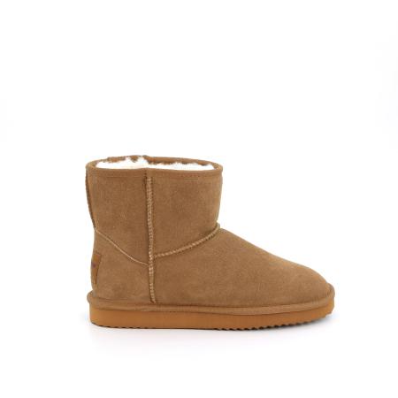 Женские полусапоги из овчины (угги) EMU Ridge SMU Sophie Mini RW10003, коричневые