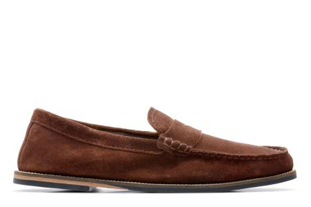 Мужские лоферы Clarks Whitley Free 26139612, коричневые